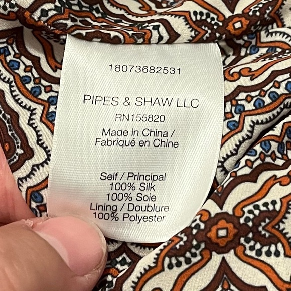 Veronica Beard Alamo Medallion Print Sill Ruffle Mini Dress NWT - Picture 4 of 11